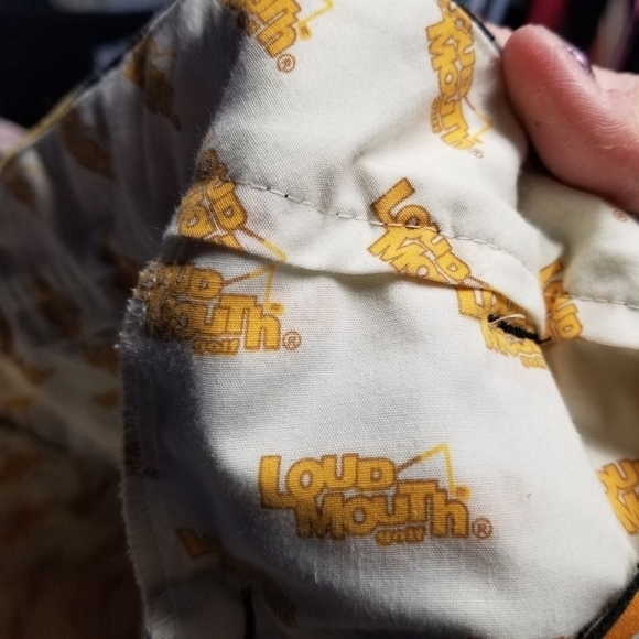 Loudmouth Swirls Gone Wild geo printed golf Bermuda shorts - Picture 5 of 9